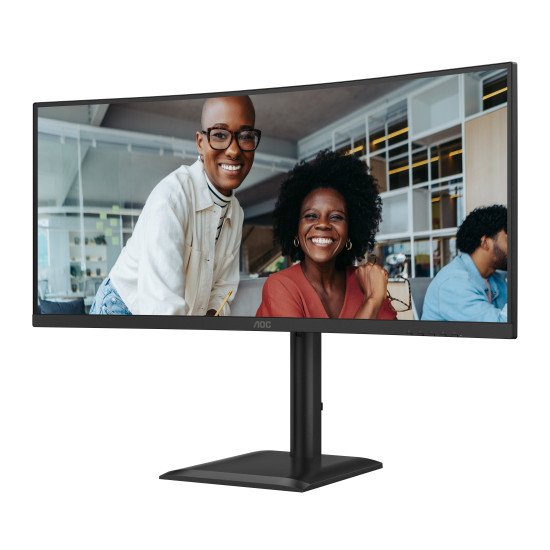AOC E4 CU34E4CV écran PC 86,4 cm (34") 3440 x 1440 pixels UltraWide Quad HD LCD Noir