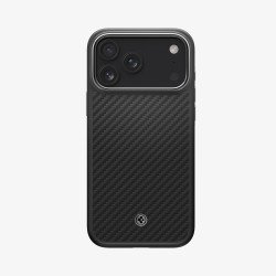 Spigen Enzo Aramid T (MagFit) coque de protection pour téléphones portables 16 cm (6.3") Housse Noir, Argent
