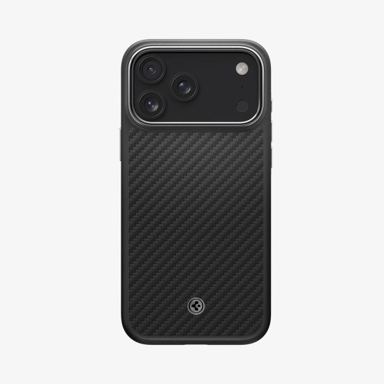 Spigen Enzo Aramid T (MagFit) coque de protection pour téléphones portables 16 cm (6.3") Housse Noir, Argent