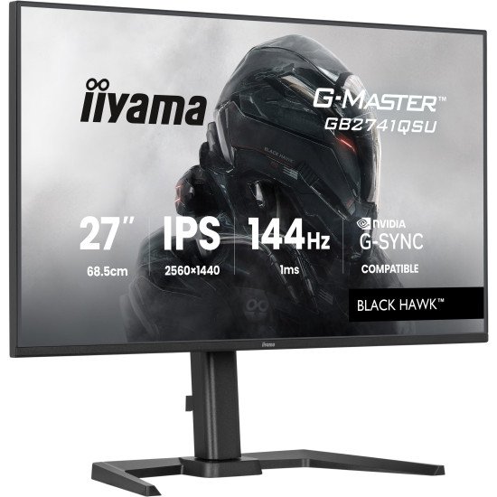 iiyama G-MASTER GB2741QSU-B1 écran PC 68,6 cm (27") 2560 x 1440 pixels Noir