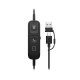 HP Poly Micro-casque filaire USB binaural Mission 825