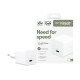 PanzerGlass empower by ® Turbo 30W Charger Single USB-C | EU Plug | Silver White Protection d'écran transparent Universel 1 pièce(s)