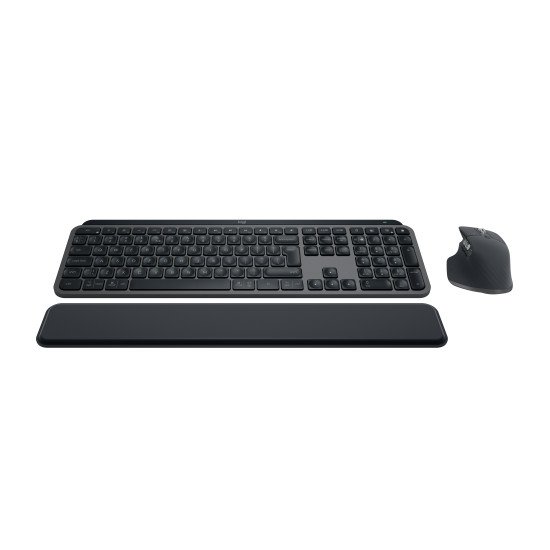 Logitech MX Keys S Combo clavier Souris incluse RF sans fil + Bluetooth AZERTY Belge Graphite