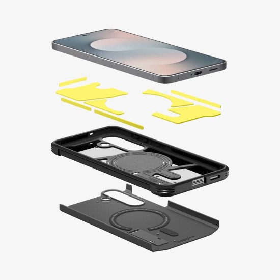 Spigen Tough Armor (MagFit) coque de protection pour téléphones portables 17 cm (6.7") Housse Noir