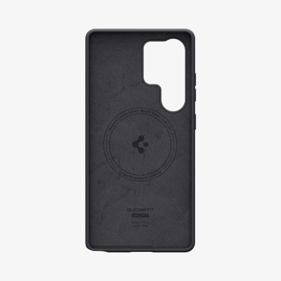 Spigen Silicone Fit (MagFit) coque de protection pour téléphones portables 17,5 cm (6.9") Housse Noir Spigen Silicone Fit (MagFit) coque de protection pour téléphones portables 17,5 cm (6.9") Housse Noir