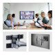 StarTech.com Support Mural Articulé Robuste pour Téléviseur à Écran Plat jusqu'à 100" et 85kg, VESA 800x500, Support à Profil Bas, Conforme TAA