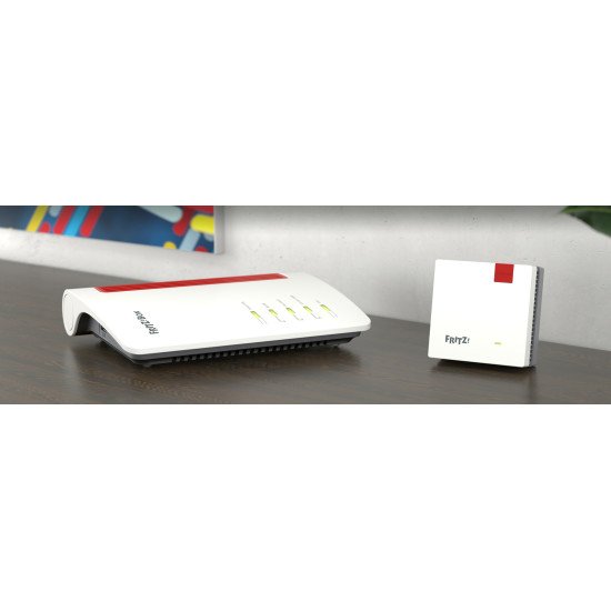 FRITZ! Mesh Set 7530 AX + 1200 AX Bi-bande (2,4 GHz / 5 GHz) Wi-Fi 6 (802.11ax) Rouge, Blanc 4 3G Interne