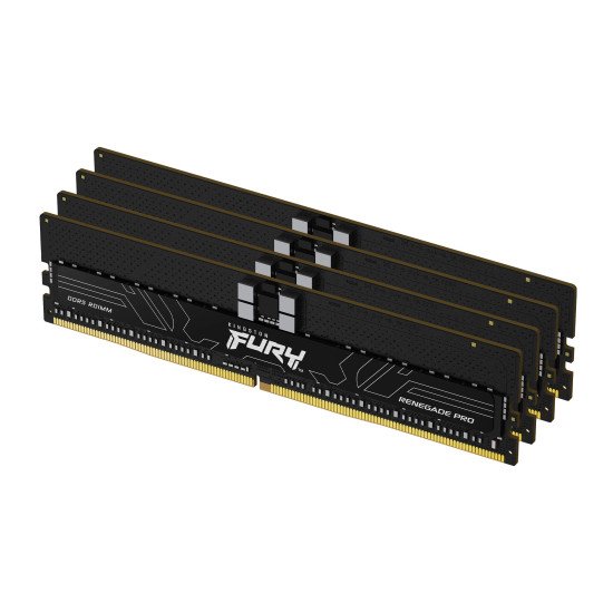 Kingston Technology FURY 128 Go 5600 MT/s DDR5 ECC Reg CL28 DIMM (kit de 4) Renegade Pro EXPO Kingston Technology FURY 128 Go 5600 MT/s DDR5 ECC Reg CL28 DIMM (kit de 4) Renegade Pro EXPO