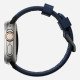 Nomad NM01295785 accessoire intelligent à porter sur soi Bande Bleu Caoutchouc, Acier inoxydable