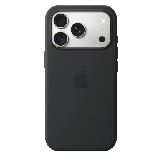Apple Coque en silicone avec MagSafe pour iPhone 18 Pro - Noir