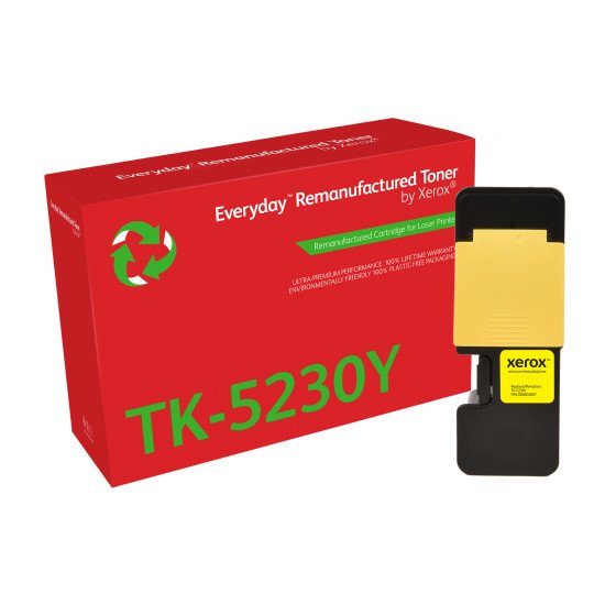 Toner remanufacturé Jaune Everyday™ de Xerox compatible avec Kyocera TK-5230Y, Capacité standard