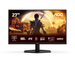 AOC G4 Q27G42XE écran PC 68,6 cm (27") 2560 x 1440 pixels Quad HD Noir, Rouge