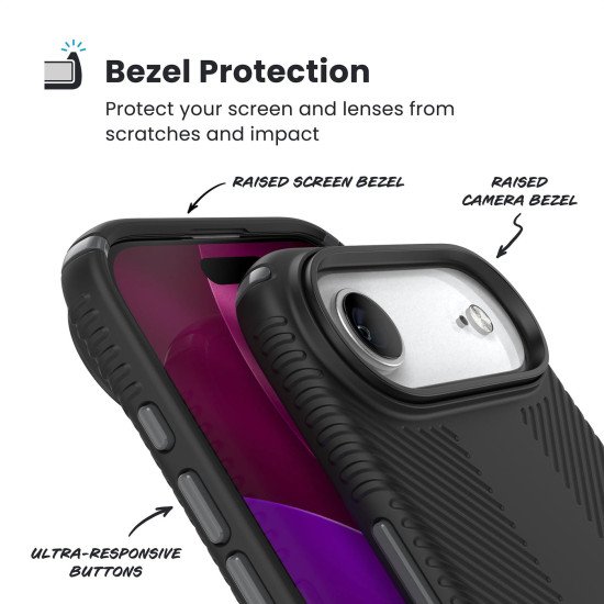 Speck 150967-D143 coque de protection pour téléphones portables 16,5 cm (6.5") Housse Noir, Gris