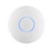 Ubiquiti U6+ point d'accès réseaux locaux sans fil 2402 Mbit/s Blanc Connexion Ethernet POE