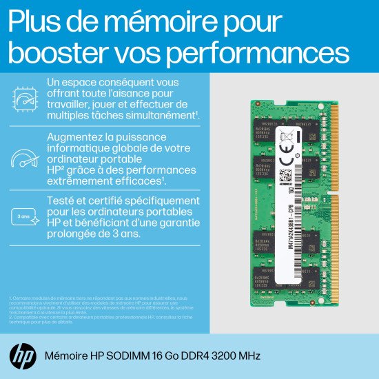 HP 16GB DDR4 3200 SODIMM Memory module de mémoire