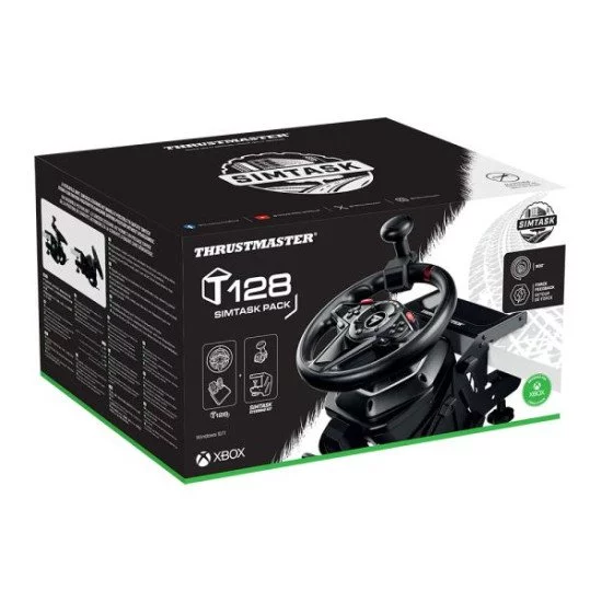 Thrustmaster T128 Noir USB Volant + pédales Analogique PC, Xbox Thrustmaster T128 Noir USB Volant + pédales Analogique PC, Xbox