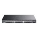 TP-Link Omada SG5452XMPP commutateur réseau Géré L3 Gigabit Ethernet (10/100/1000) Connexion Ethernet POE Noir
