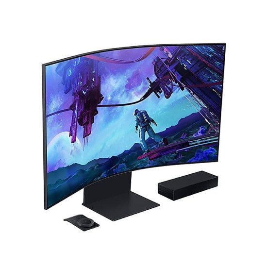 Samsung MON LS55CG97WNUXEN écran PC 139,7 cm (55") 3840 x 2160 pixels 4K Ultra HD LED Noir