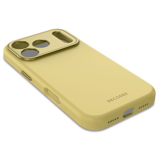 Decoded Silicone Backcover Apple iPhone 17 Pro Yuma Yellow coque de protection pour téléphones portables 16 cm (6.3") Housse Jaune