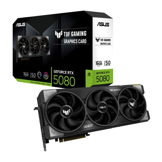 ASUS TUF Gaming TUF-RTX5080-16G-GAMING NVIDIA GeForce RTX 5080 16 Go GDDR7 ASUS TUF Gaming TUF-RTX5080-16G-GAMING NVIDIA GeForce RTX 5080 16 Go GDDR7