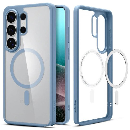 Spigen Ultra Hybrid (MagFit) coque de protection pour téléphones portables 17,5 cm (6.9") Housse Transparent, Bleu clair