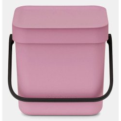 Brabantia Sort & Go 3 L Rectangulaire Plastique recyclé Rose