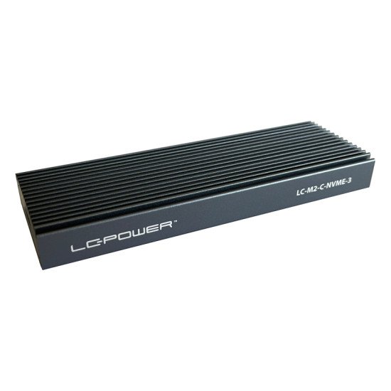 LC-Power LC-M2-C-NVME-3 Boîtier de disques de stockage Enceinte ssd Noir M.2 LC-Power LC-M2-C-NVME-3 Boîtier de disques de stockage Enceinte ssd Noir M.2