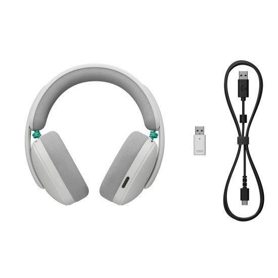 Logitech G G325 LIGHTSPEED Casque Sans fil Arceau Gaming USB Type-C Bluetooth Blanc