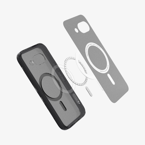 Spigen Ultra Hybrid Metal Ring (MagFit) coque de protection pour téléphones portables 16 cm (6.3") Housse Noir Spigen Ultra Hybrid Metal Ring (MagFit) coque de protection pour téléphones portables 16 cm (6.3") Housse Noir