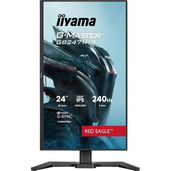 iiyama G-MASTER GB2471HS-B1 écran PC 60,5 cm (23.8") 1920 x 1080 pixels Full HD Noir