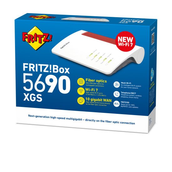 Box 5690 XGS Edition International routeur sans fil Gigabit Ethernet Bi-bande (2,4 GHz / 5 GHz) Blanc