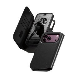 PanzerGlass CARE™ by ® Tango 2-in-1 Wallet Case Black w. MagSafe iPhone 2026 Pro Max | 17 Pro Max coque de protection pour téléphones portables Housse Transparent