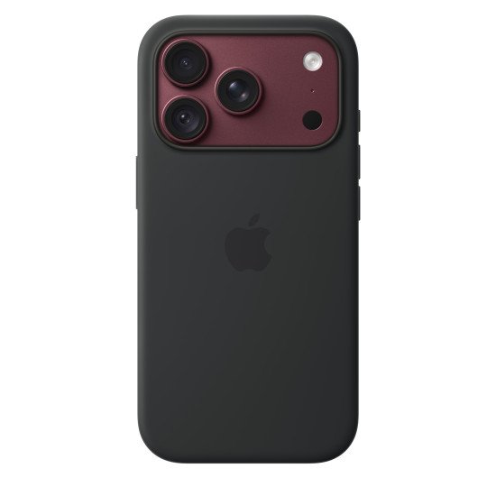 Apple Coque en silicone avec MagSafe pour iPhone 18 Pro - Noir