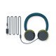 Philips 2000 series TAK2000CT/00 casque Casques Avec fil Arceau Appels/Musique USB Type-C Bleu, Vert, Gris