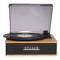 Denver VPB-262LW Tourne-disque entraîné par courroie Noir, Bois Manuel