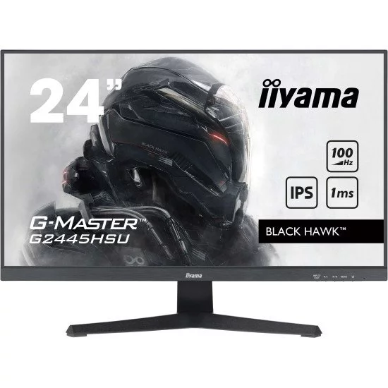 iiyama G-MASTER G2445HSU-B2 écran PC 61 cm (24") 1920 x 1080 pixels Full HD LCD Noir iiyama G-MASTER G2445HSU-B2 écran PC 61 cm (24") 1920 x 1080 pixels Full HD LCD Noir