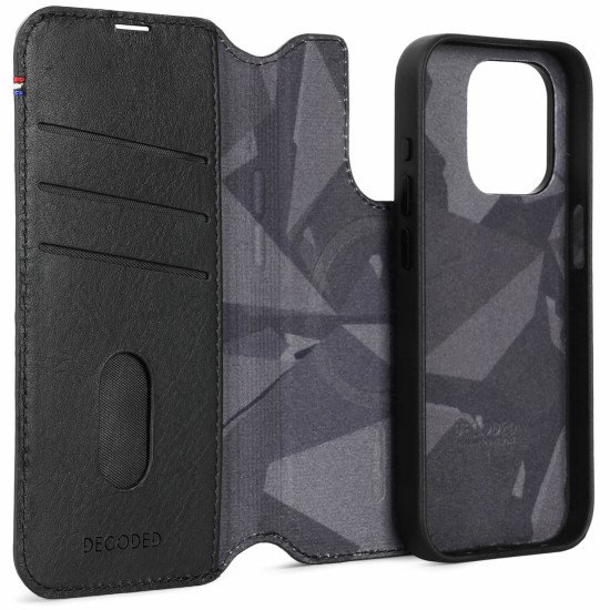 Decoded D24IPO15PDW5BK coque de protection pour téléphones portables 15,5 cm (6.1") Étui avec portefeuille Noir Decoded D24IPO15PDW5BK coque de protection pour téléphones portables 15,5 cm (6.1") Étui avec portefeuille Noir