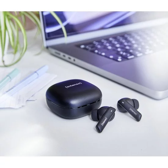 Intenso T500HAE Casque True Wireless Stereo (TWS) Ecouteurs Appels/Musique/Sport/Au quotidien USB Type-C Bluetooth Noir