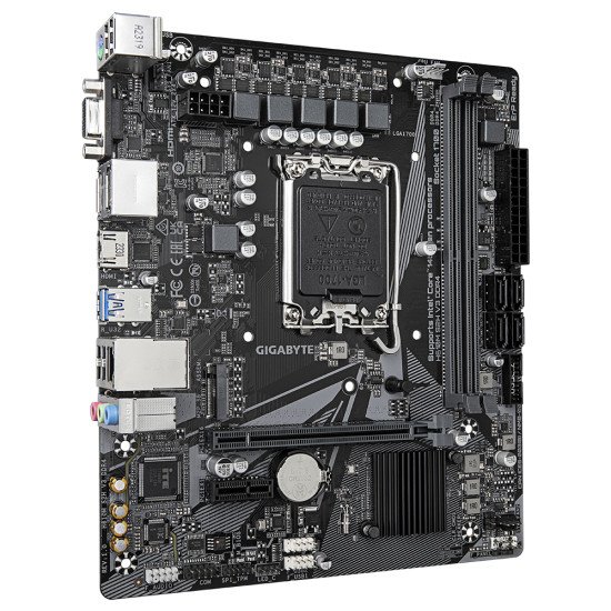 Gigabyte H610M S2H V3 DDR4 carte mère Intel H610 Express LGA 1700 micro ATX