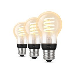 Philips A60 - Ampoule connectée E27 (pack de 3) Philips A60 - Ampoule connectée E27 (pack de 3)