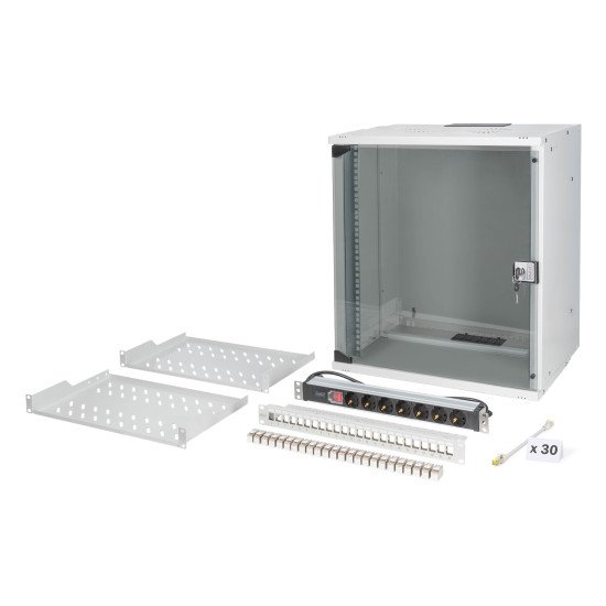 Digitus Kit réseau SOHO Pro, 483 mm (19") - 12UH, 540 x 400 mm (l x p)