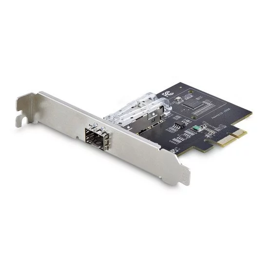 StarTech.com Carte Réseau GbE SFP à 1 Port, PCIe 2.1 x1, Intel I210-IS, Carte Contrôleur 1GbE, 1000BASE Cuivre/Fibre Optique, Carte Réseau Gigabit Ethernet NIC, Backplanes de Serveur/PC - Compatible Windows/Linux StarTech.com Carte Réseau GbE SFP à 1 Port, PCIe 2.1 x1, Intel I210-IS, Carte Contrôleur 1GbE, 1000BASE Cuivre/Fibre Optique, Carte Réseau Gigabit Ethernet NIC, Backplanes de Serveur/PC - Compatible Windows/Linux