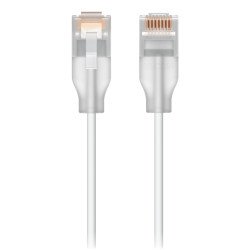 Ubiquiti UACC-Cable-Patch-EL-0.3M-W câble de réseau Translucide, Blanc 0,3 m Cat6 Ubiquiti UACC-Cable-Patch-EL-0.3M-W câble de réseau Translucide, Blanc 0,3 m Cat6