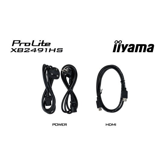 iiyama ProLite XB2491HS-B1 écran PC 60,5 cm (23.8") 1920 x 1080 pixels Full HD LCD Noir