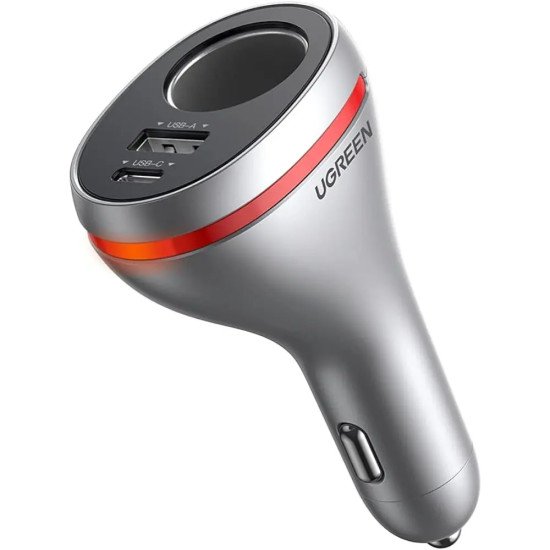 Ugreen 60712 chargeur d'appareils mobiles Universel Argent Allume-cigare Charge rapide Auto Ugreen 60712 chargeur d'appareils mobiles Universel Argent Allume-cigare Charge rapide Auto