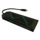 LC-Power LC-HUB-C-MULTI-6-RGB hub & concentrateur USB 3.2 Gen 2 (3.1 Gen 2) Type-C 5000 Mbit/s Noir