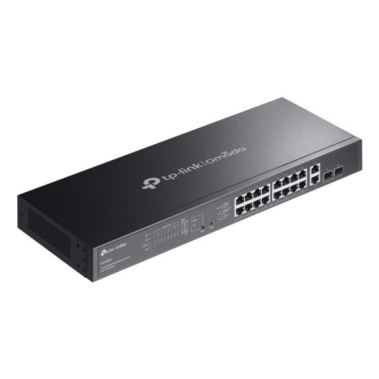 TP-Link Omada ES220GMP commutateur réseau Géré L2 Gigabit Ethernet (10/100/1000) Connexion Ethernet POE Noir