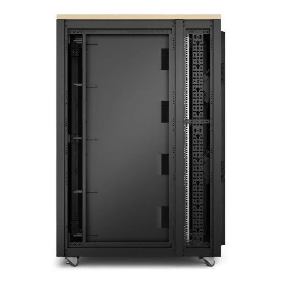 Cache Un Rack Informatique APC NetShelter - Rack informatique insonorisé - 32U - Finition Erable ...