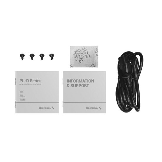 DeepCool PL750D unité d'alimentation d'énergie 750 W 20+4 pin ATX ATX Noir DeepCool PL750D unité d'alimentation d'énergie 750 W 20+4 pin ATX ATX Noir
