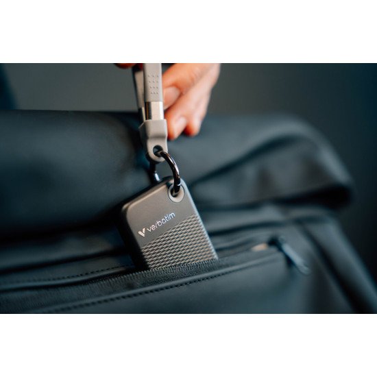 Verbatim 32432 lecteur à circuits intégrés externe 128 Go USB Type-C 3.2 Gen 2 (3.1 Gen 2) Noir, Gris